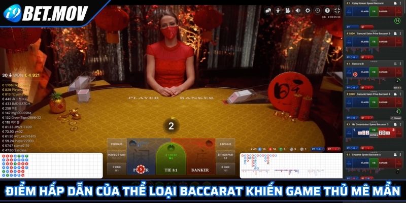 Điểm hấp dẫn của thể loại Baccarat khiến game thủ mê mẩn