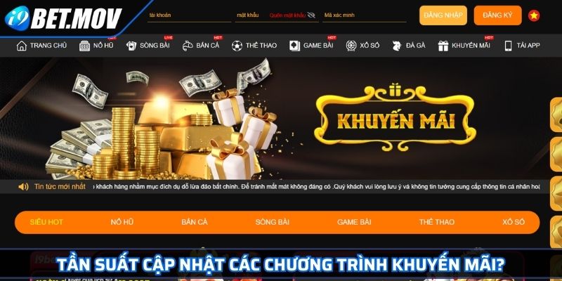 Câu Hỏi Thường Gặp 2 Tần suất cập nhật các chương trình khuyến mãi?
