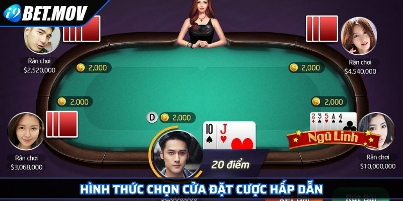 Hình thức chọn cửa đặt cược hấp dẫn