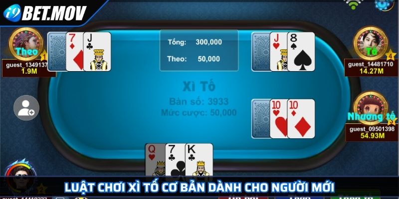 Luật chơi Xì Tố cơ bản dành cho người mới